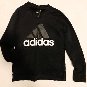 Black Crewneck Adidas Sweatshirt